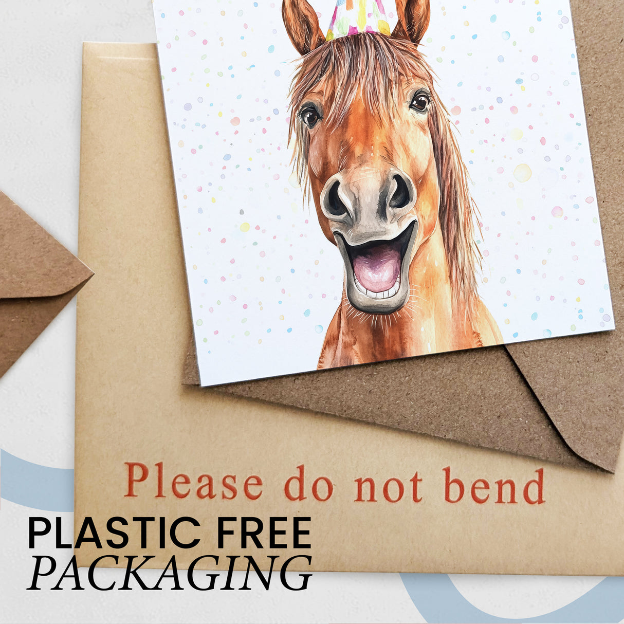 Birthday Card For Him or Her Of A Horse Illustration For Him or Her Birthday Gift