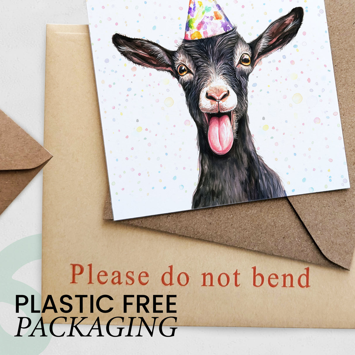 Birthday Card For Him or Her Of A Goat Illustration For Him or Her Birthday Gift