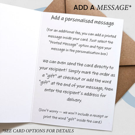 Birthday Card For Him or Her Of A Horse Illustration For Him or Her Birthday Gift