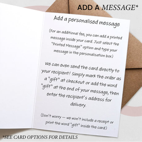 Birthday Card For Him or Her Of A Flamingo Illustration For Him or Her Birthday Gift