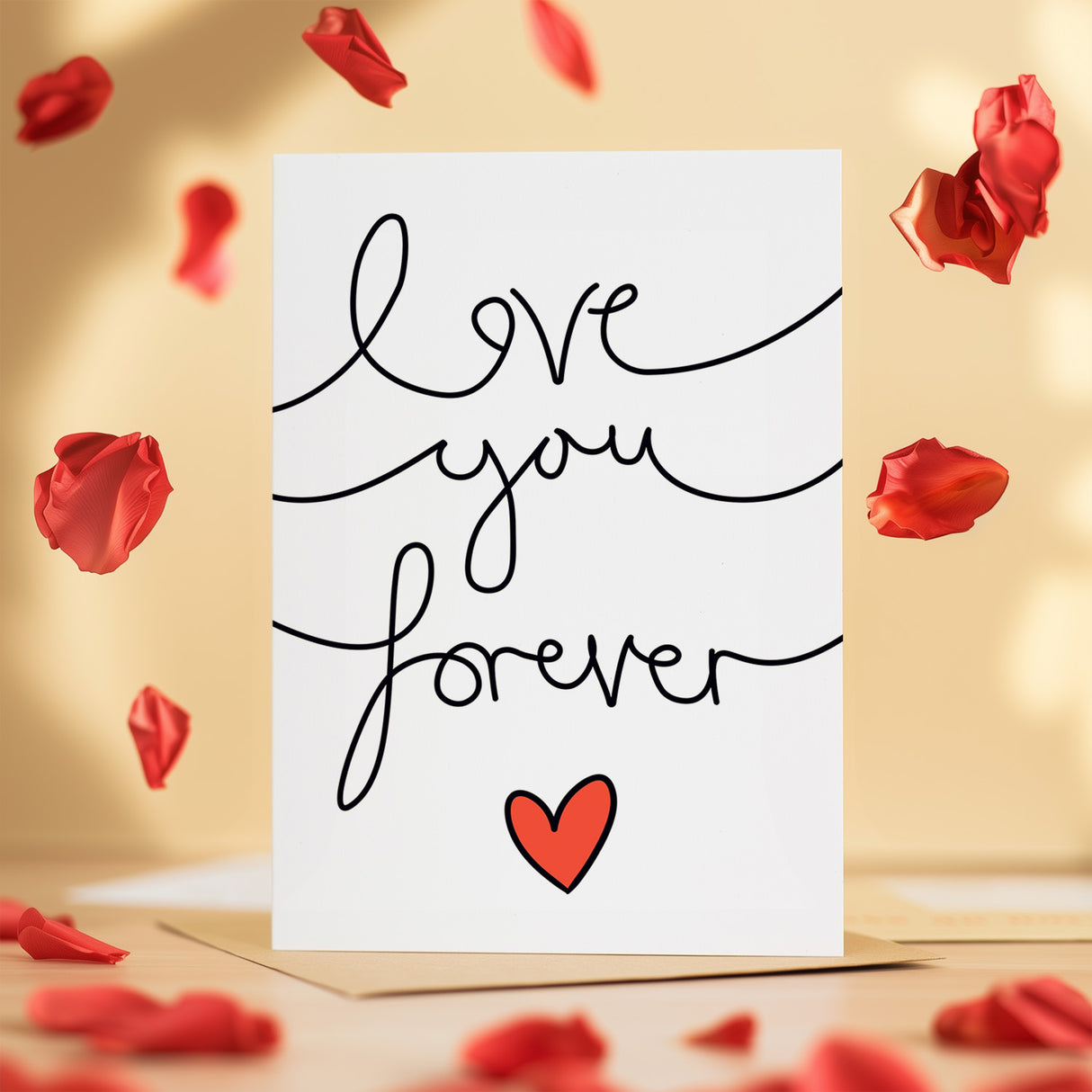 Valentines Anniversary Card for Her Wife Husband Boyfriend Girlfriend