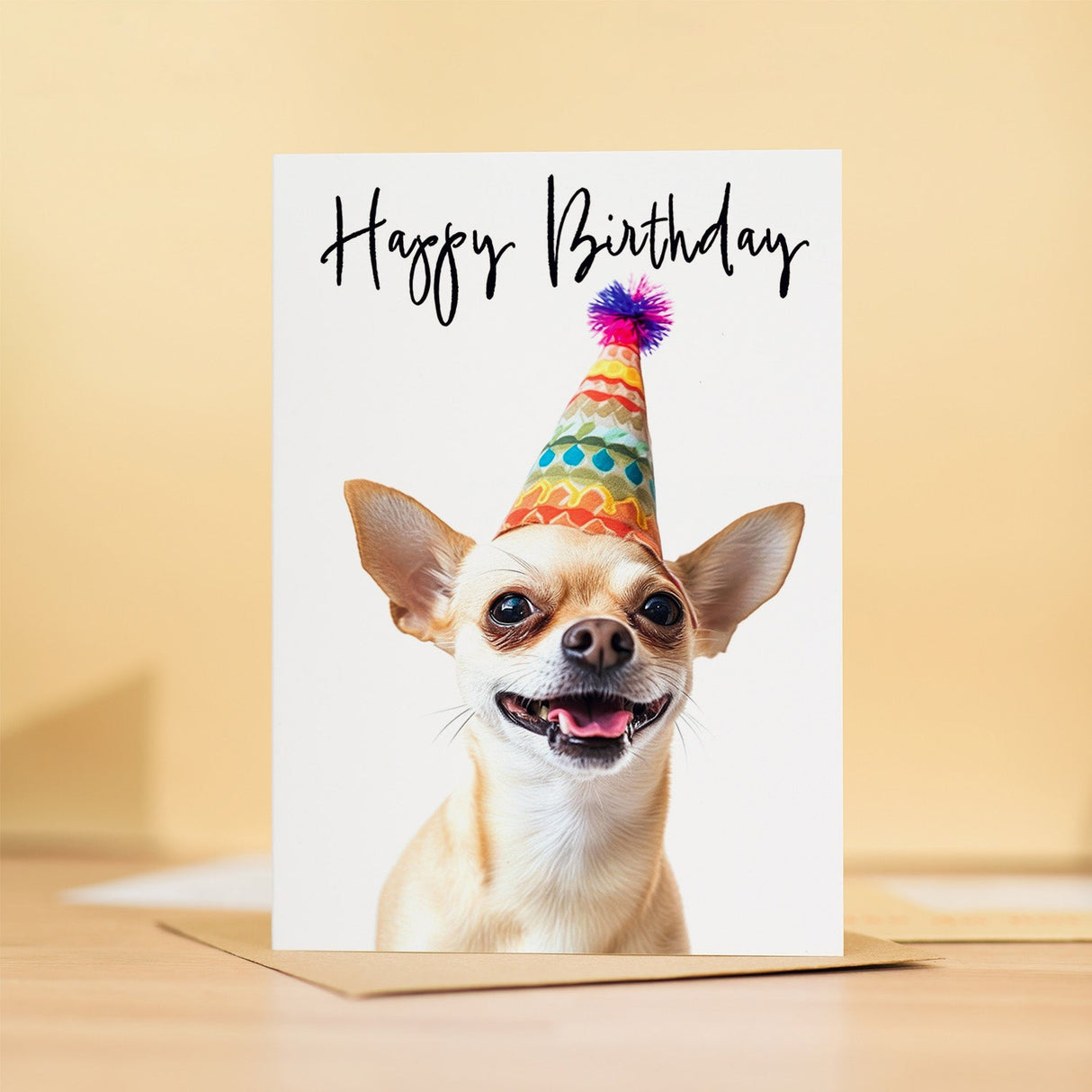 Chihuahua Dog Fun Birthday Card for Her Him Friend Mum Dad Sister Brother
