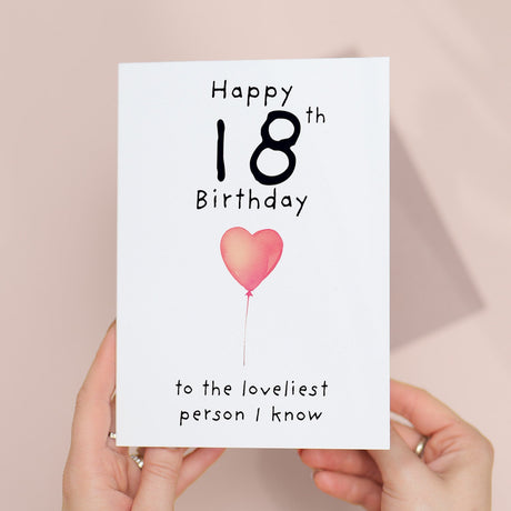 18th Birthday Card for Daughter Sister Friend Her Special Day
