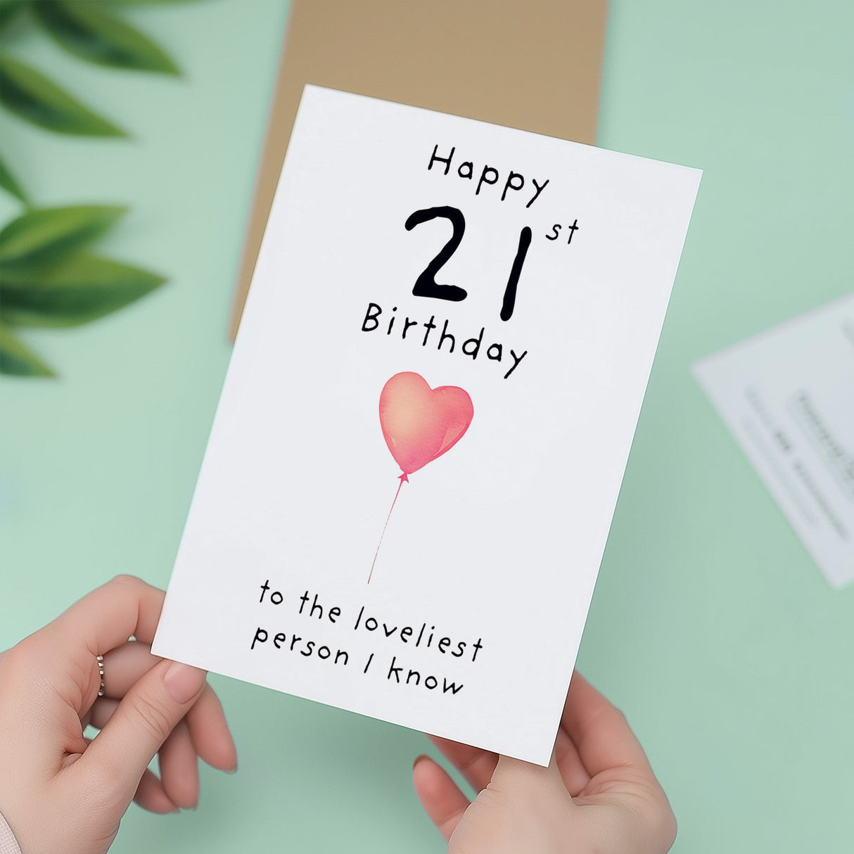 21st Birthday Card for Daughter Sister Friend Her Special Day