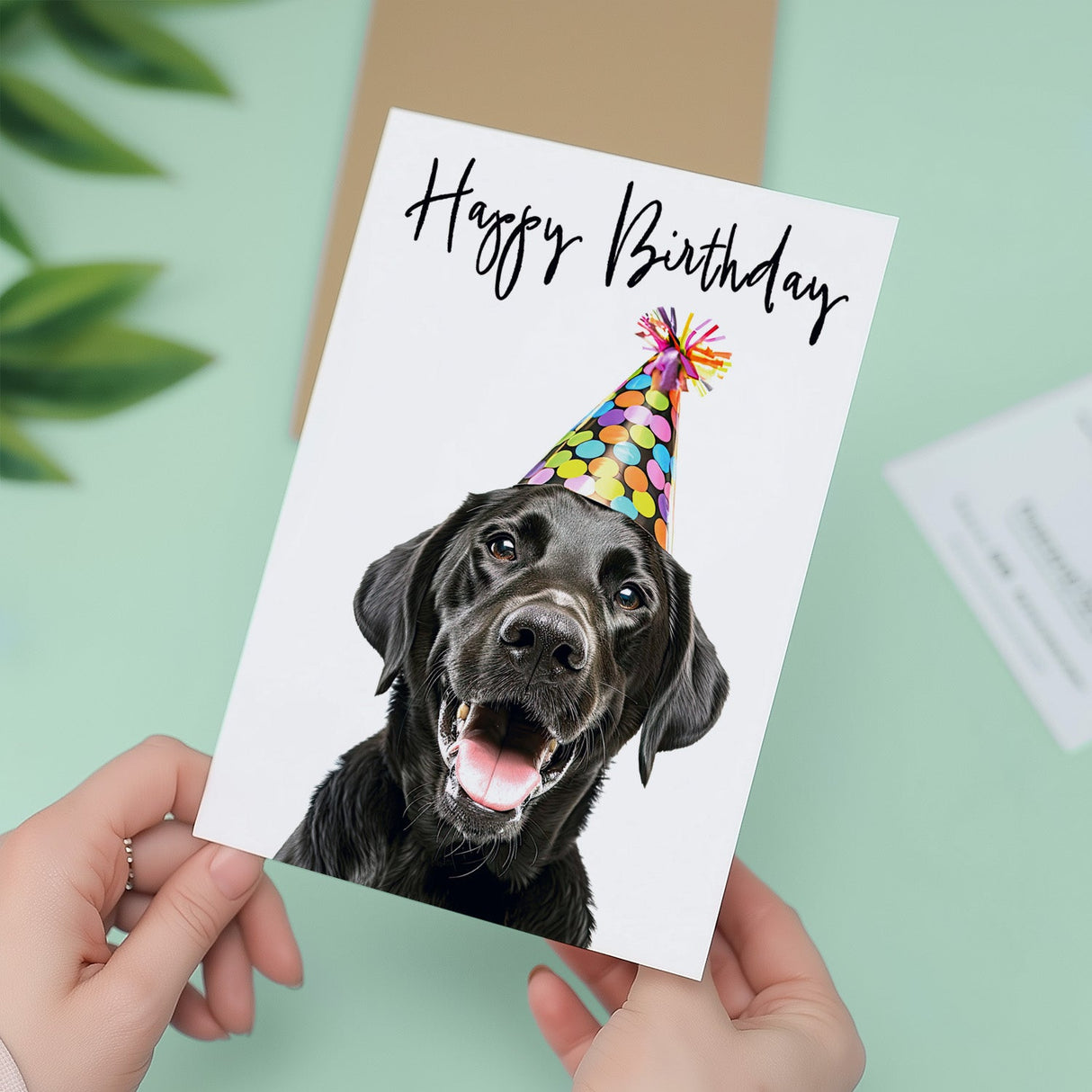 Birthday Card for Her Him Mum Dad Brother Sister Friend Labrador Dog Fun Card