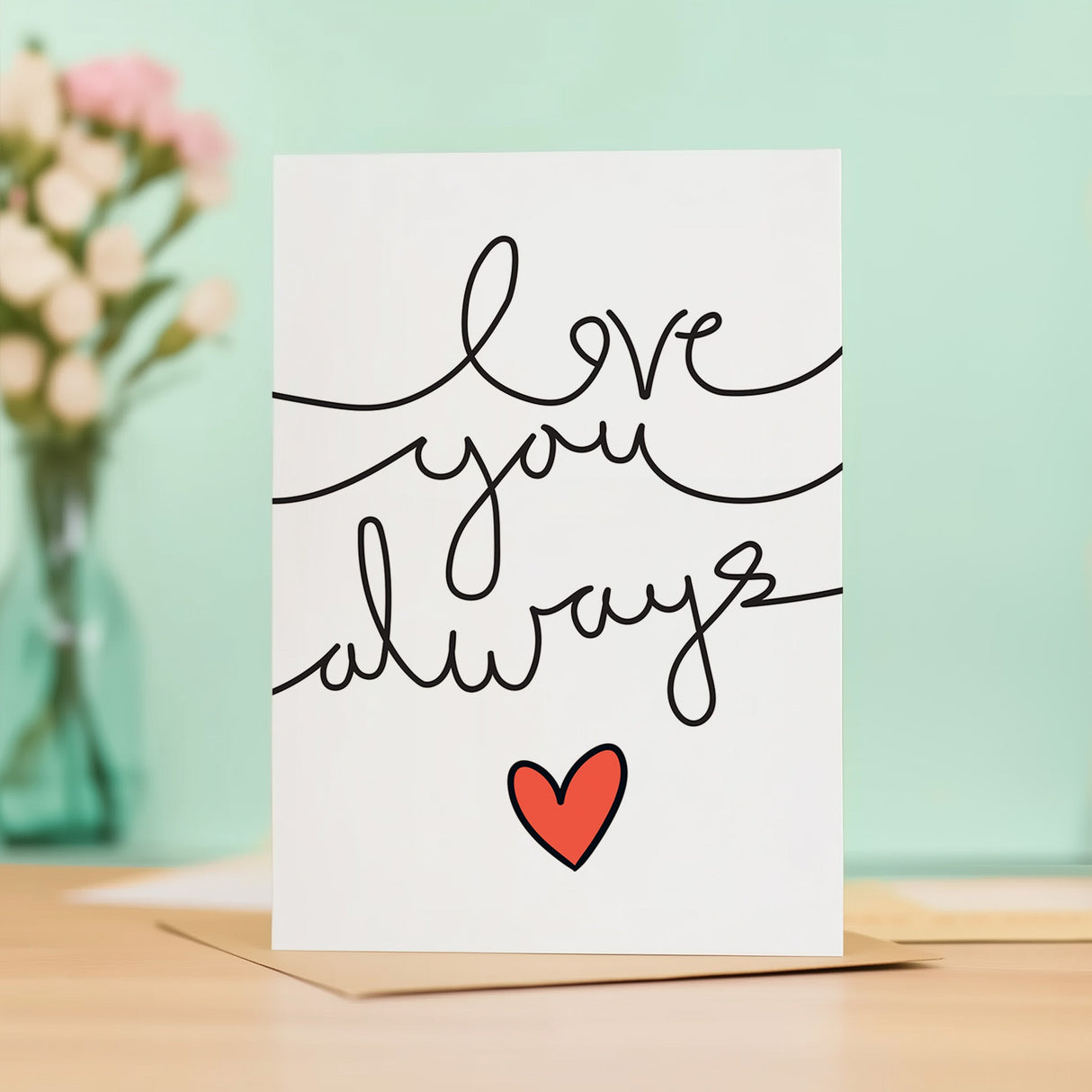 Anniversary Valentines Card for Her Wife Husband Boyfriend Girlfriend Love