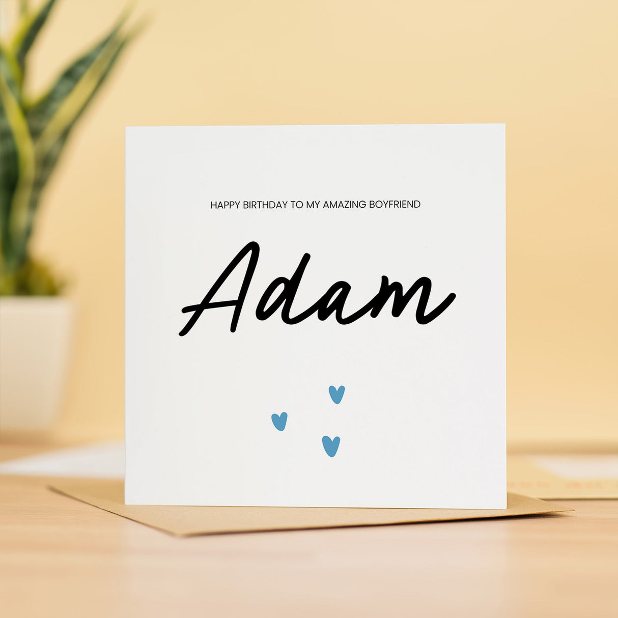 Custom Birthday Card for Boyfriend Personalised Happy Amazing Card