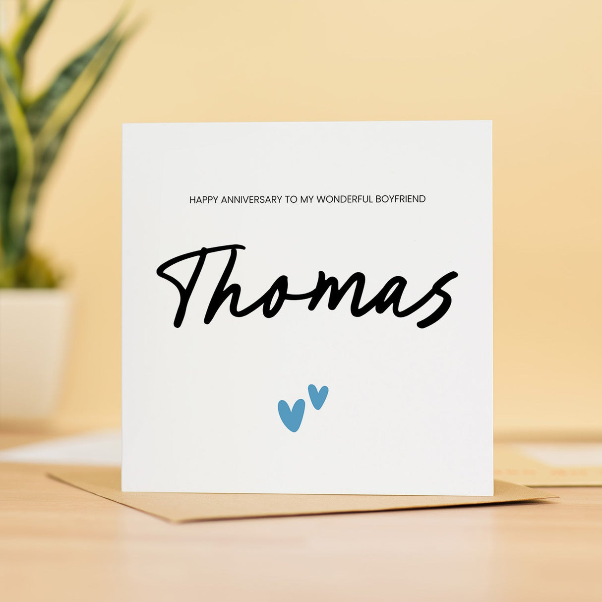 Custom Anniversary Card Personalised For Boyfriend Amazing Boyfriend Card