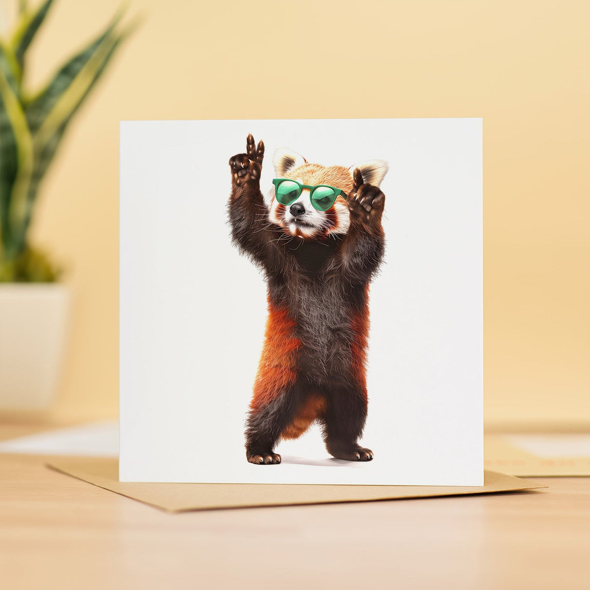 Red Panda Birthday Card Fun for Brother Son Sister Daughter Him Her