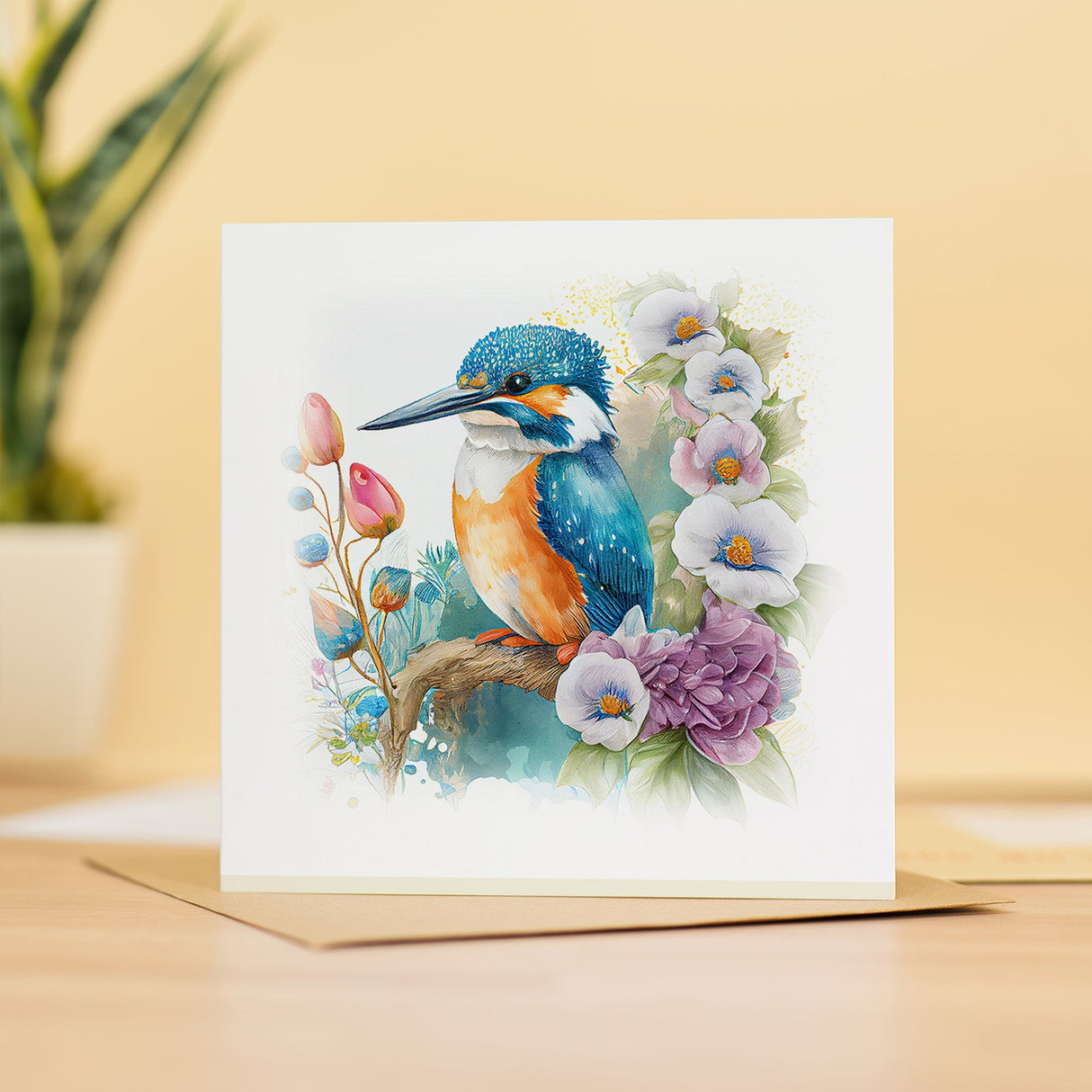 Postcard Prints - Notelet Card of a King Fisher Any Occasion Card For Her or For Him Card For Birthday or Easter Card Thank You Card