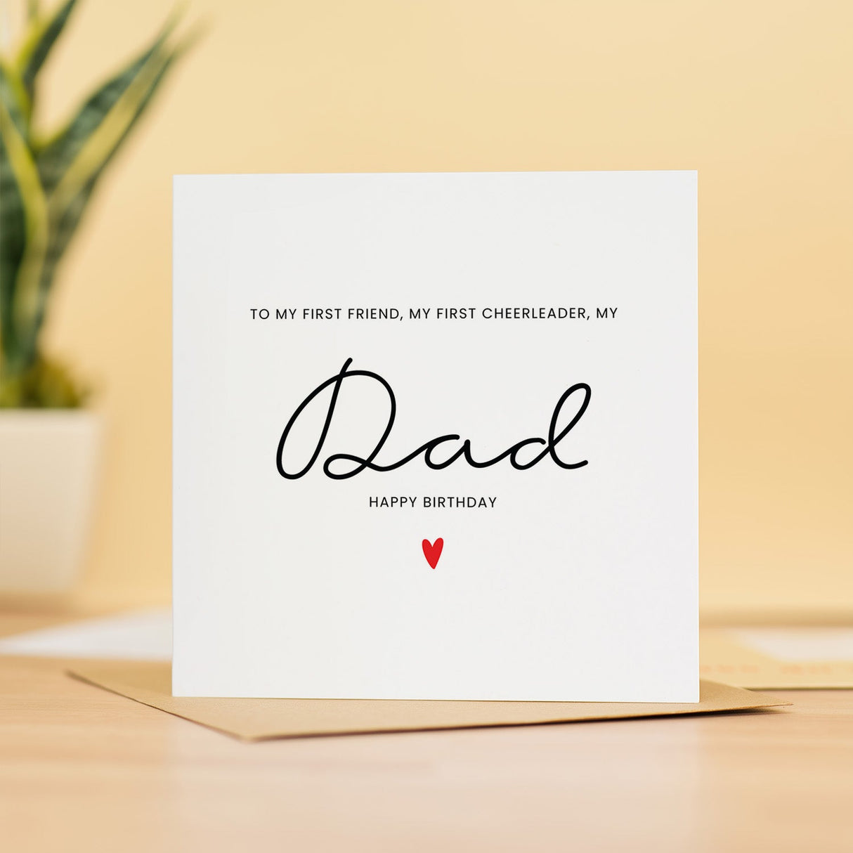 Dad Birthday Card For Him, Perfect Gift From Child, Celebrate Dad's Day