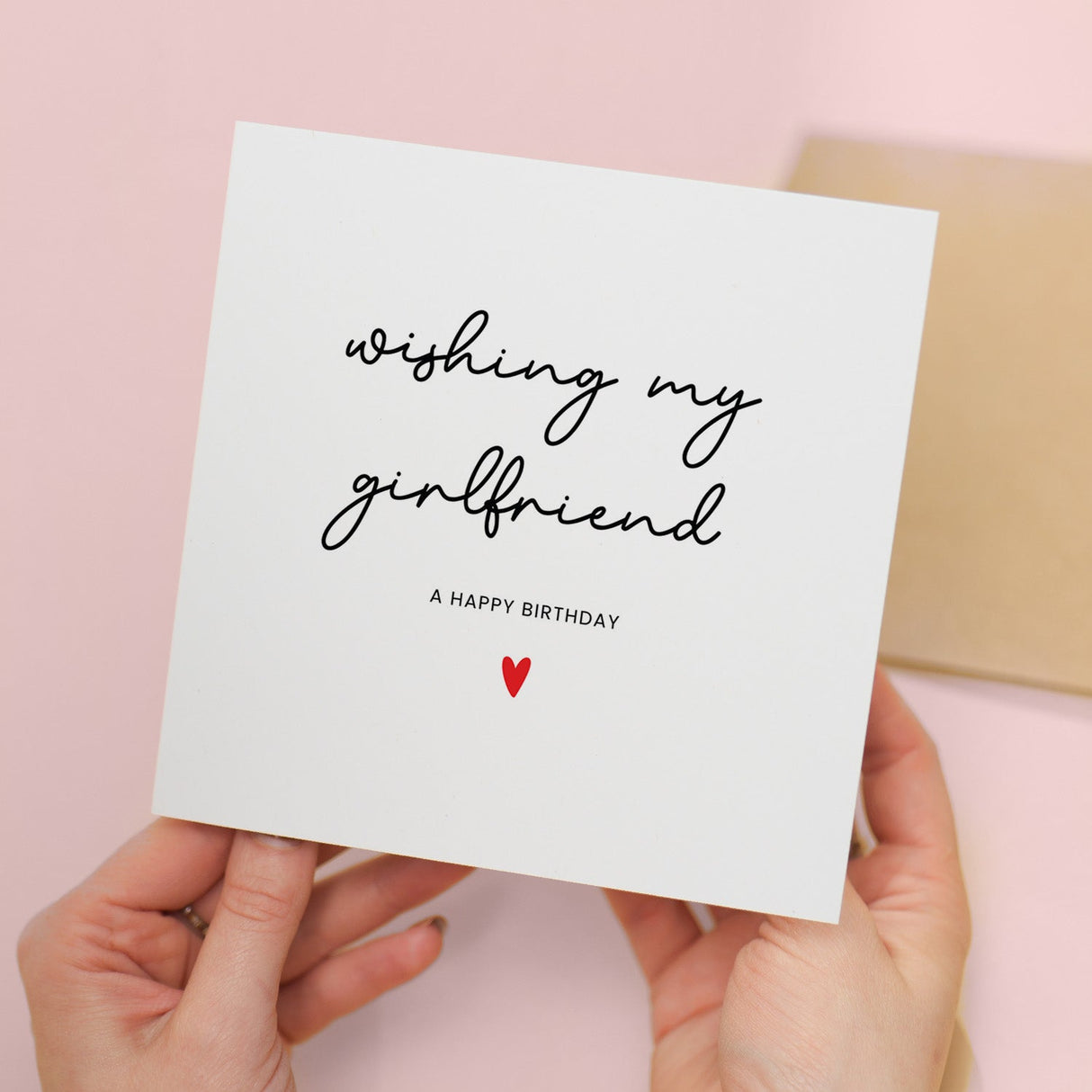 Girlfriend Birthday Card, Special Gift for Her, Perfect from Boyfriend