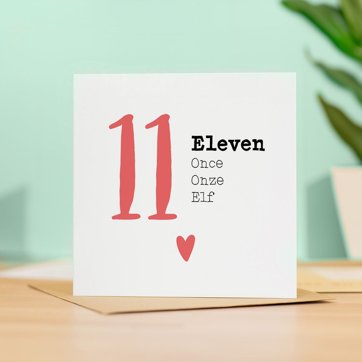 11 Year Anniversary Card For Husband Wife Boyfriend Girlfriend 11th Year Card