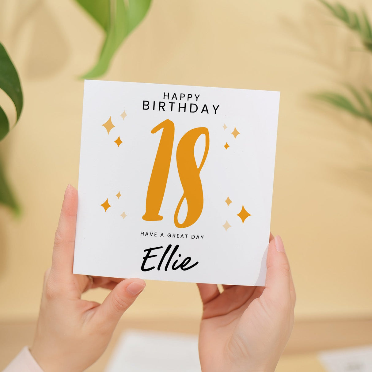 18th Birthday Card Personalised for Him Her Son Daughter Grandson Granddaughter