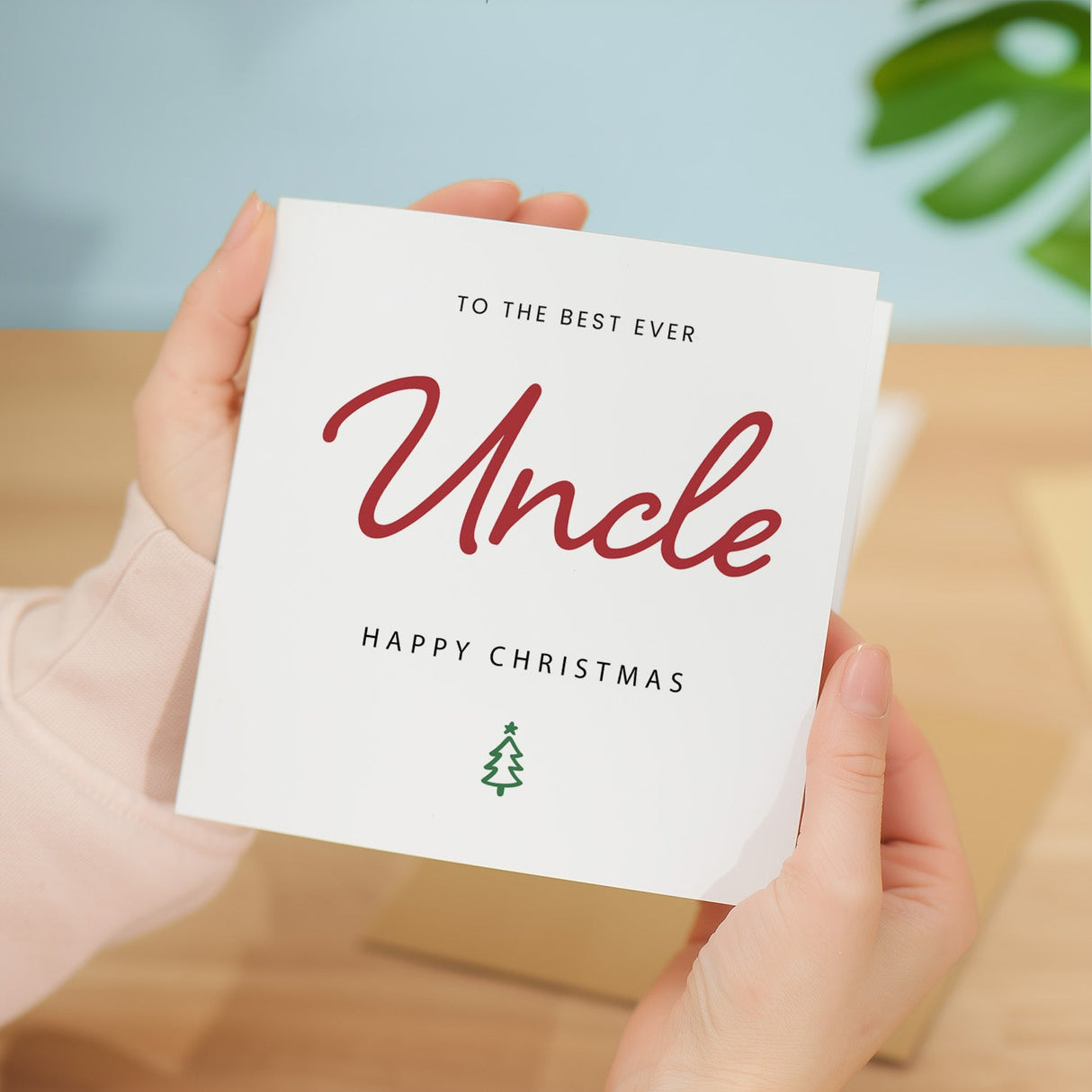 Best Uncle Christmas Card Xmas Card for Uncle