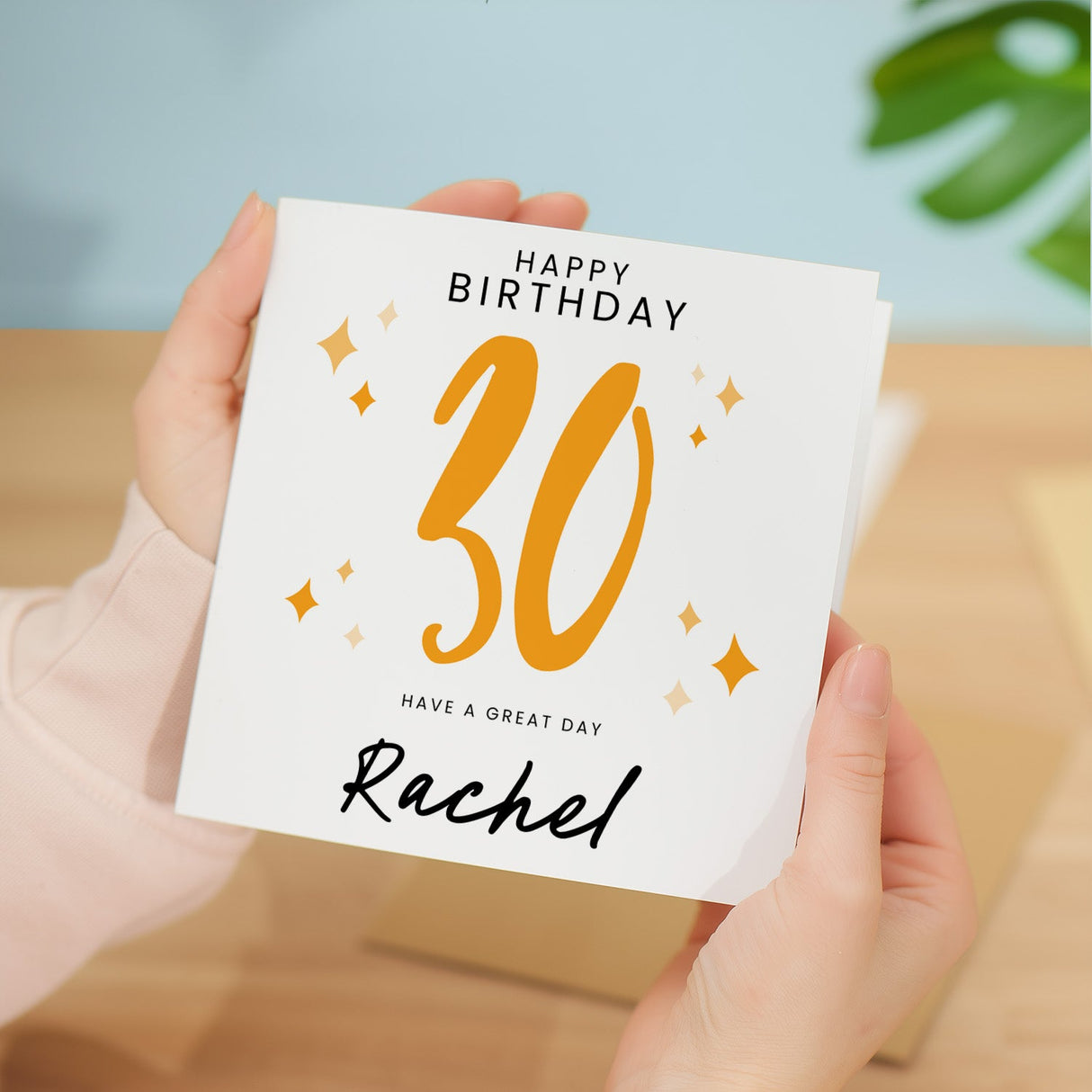 Personalised 30th Birthday Card for Him Her Son Daughter Brother Sister