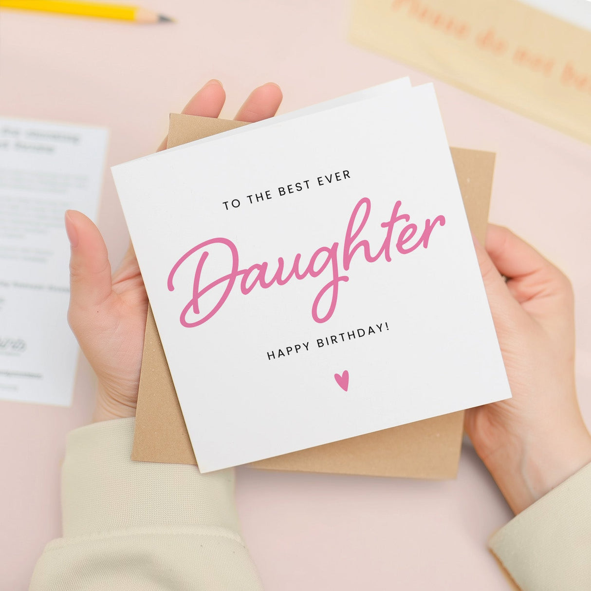 Best Daughter Ever Happy Birthday Card for Daughter