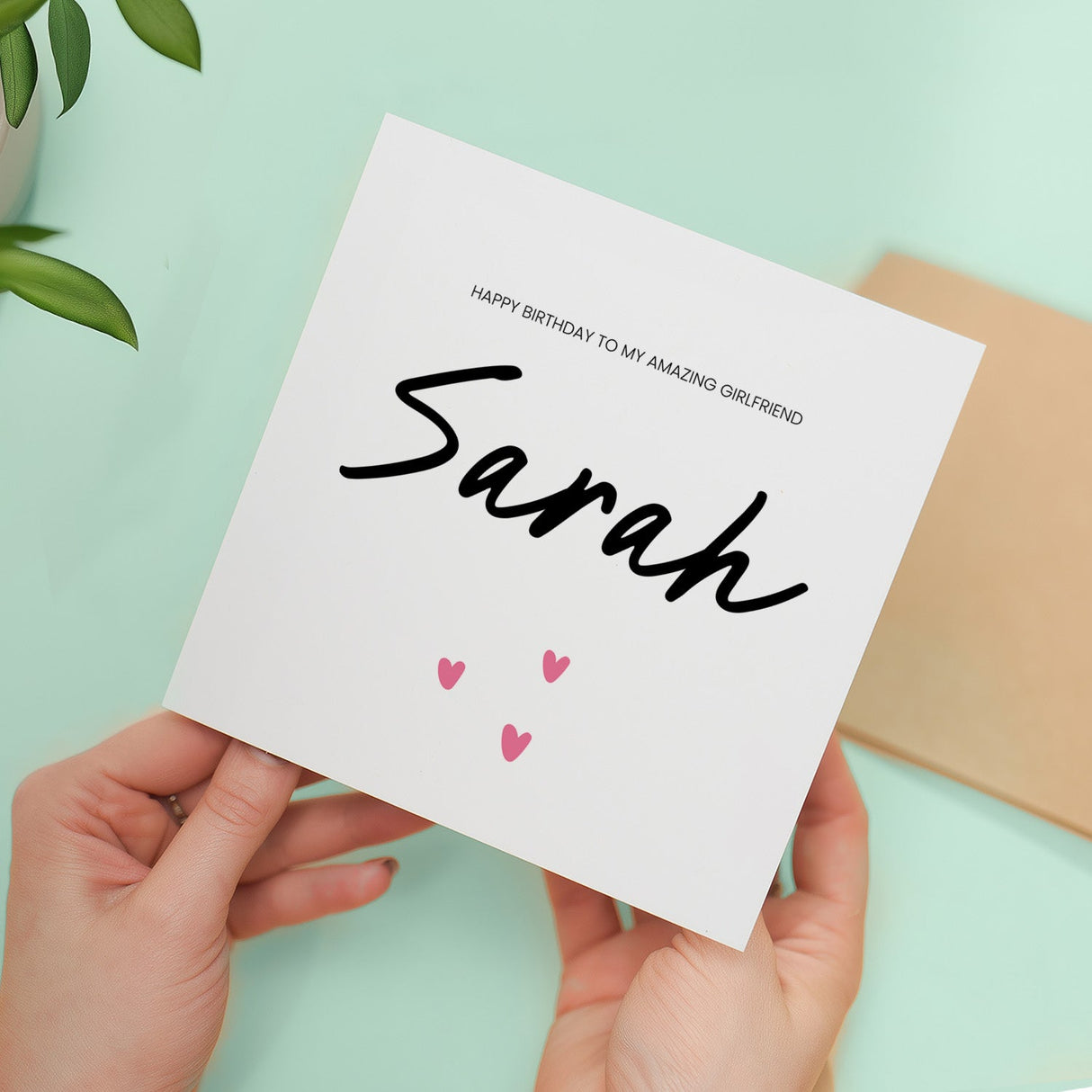 Personalised Girlfriend Birthday Card Happy Birthday Amazing Girlfriend Card