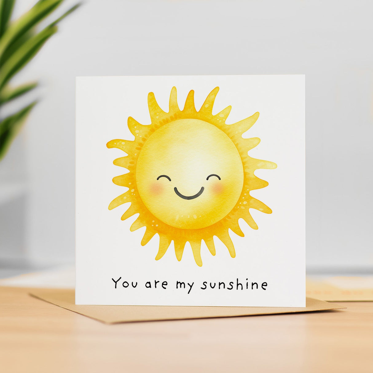 Anniversary Card Or Birthday Card For Boyfriend or Girlfriend You Are My Sunshine Cute Card For Wife Love Card For Husband