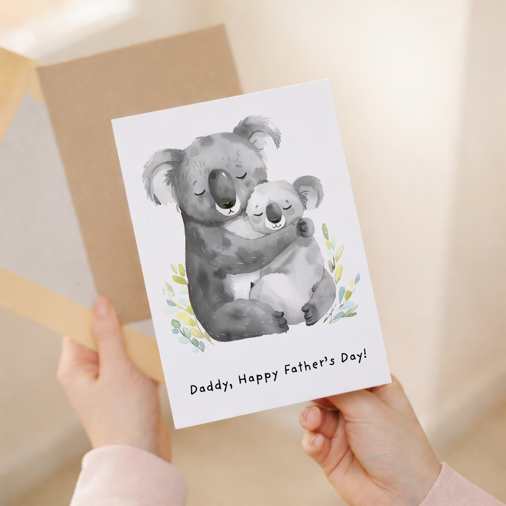 Father's Day Koala and Joey Card for Daddy