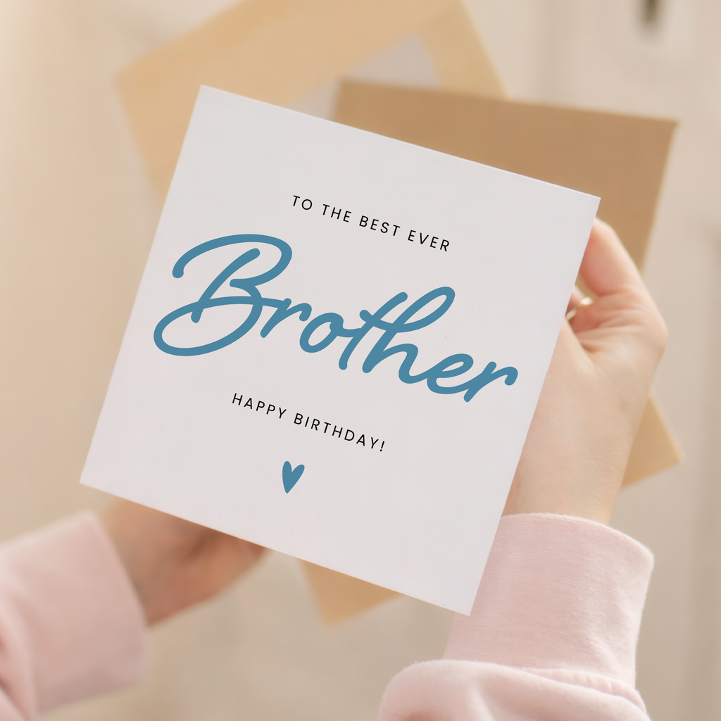 Birthday Card For Brother Happy Birthday Card For Brother Best Brother Ever Card Birthday Card For Brother