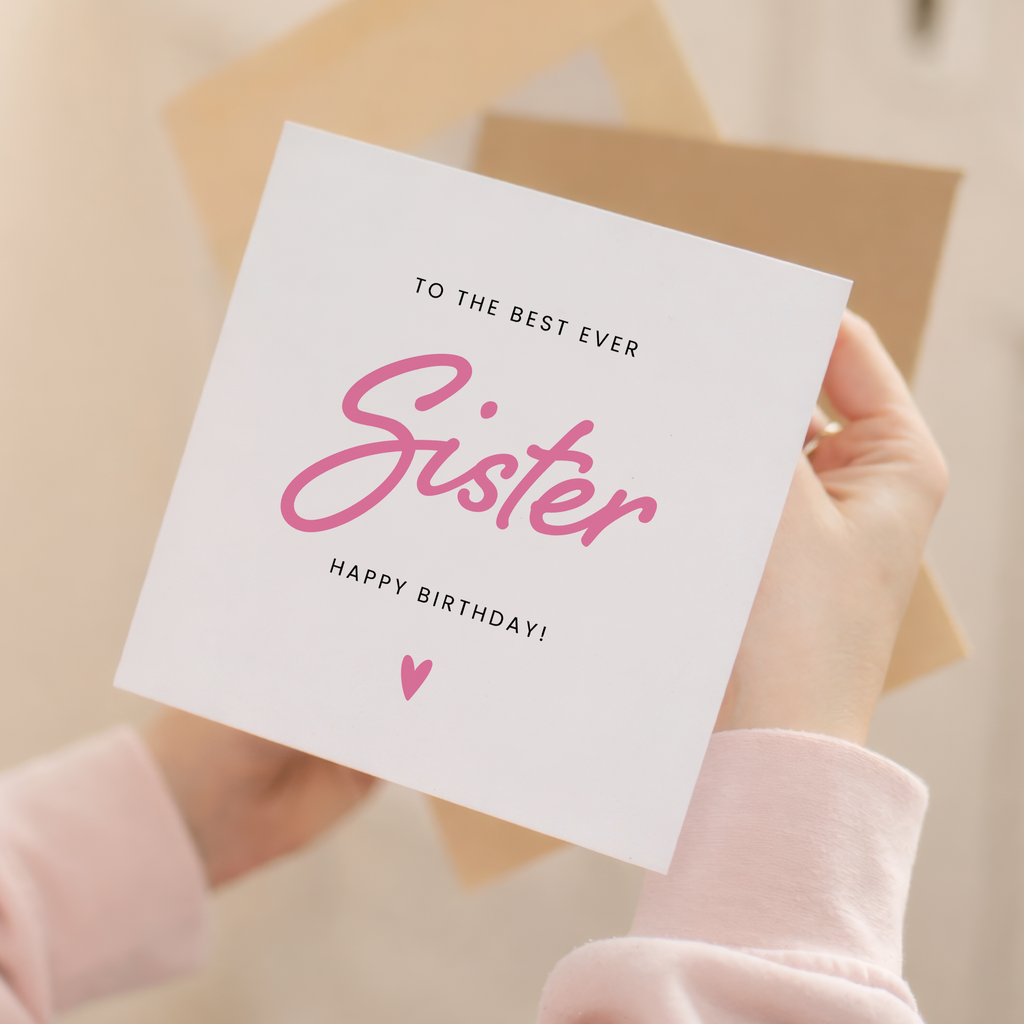 Birthday Card For Sister Happy Birthday Card For Sister Best Sister Ever Card Birthday Card For Sister