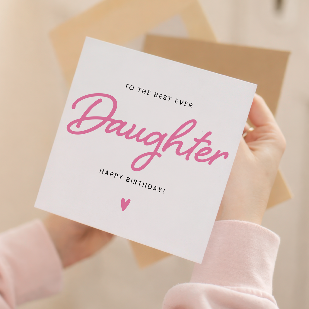 Birthday Card For Daughter Happy Birthday Card For Daughter Best Daughter Ever Card Birthday Card For Daughter