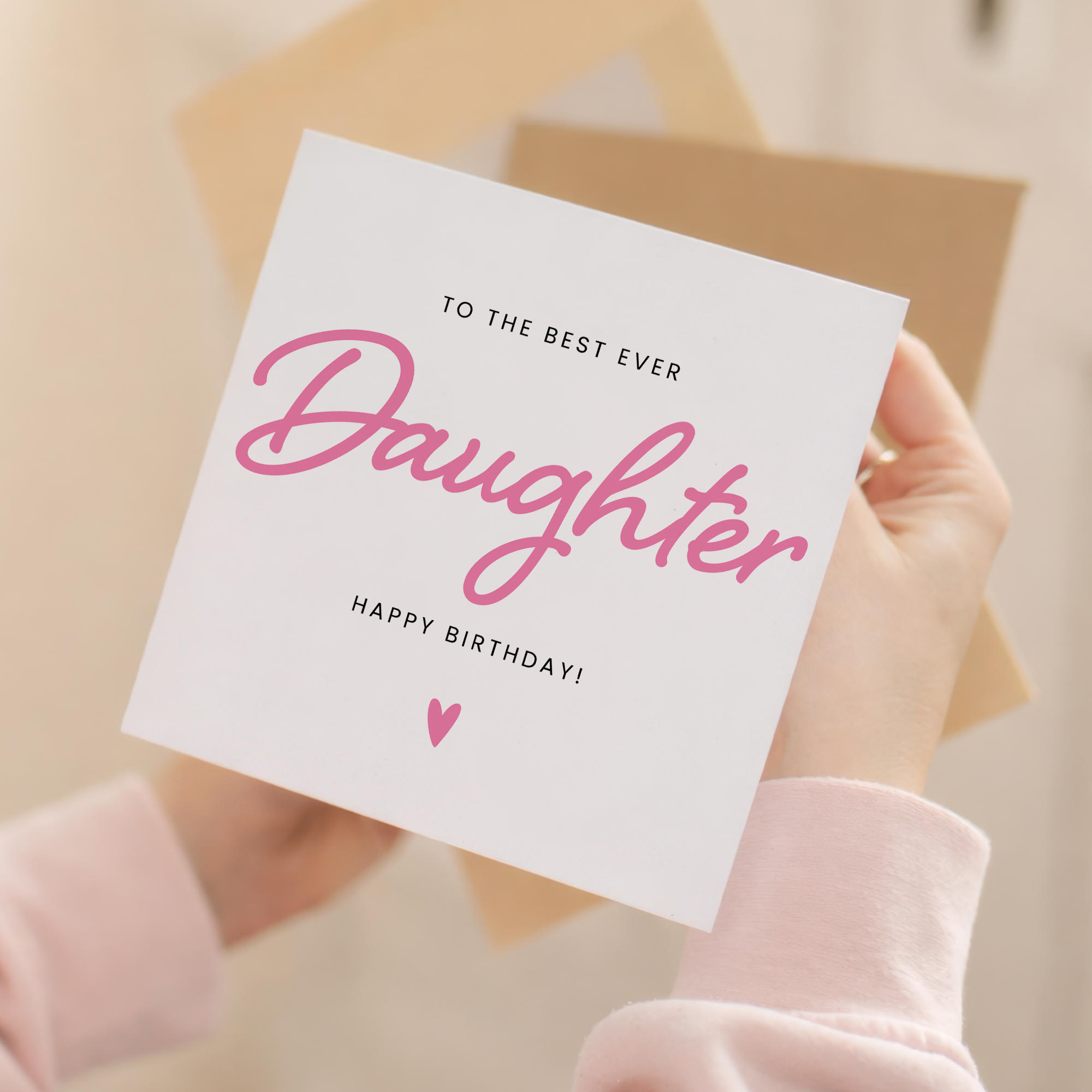 Birthday Card For Daughter Happy Birthday Card For Daughter Best Daughter Ever Card Birthday Card For Daughter