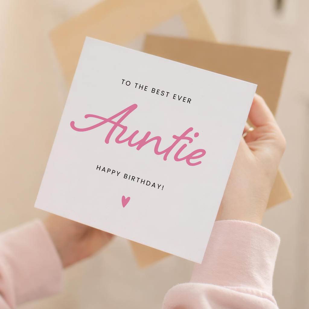 Birthday Card For Auntie Happy Birthday Card For Aunty Best Aunt Ever Card Birthday Card For Auntie