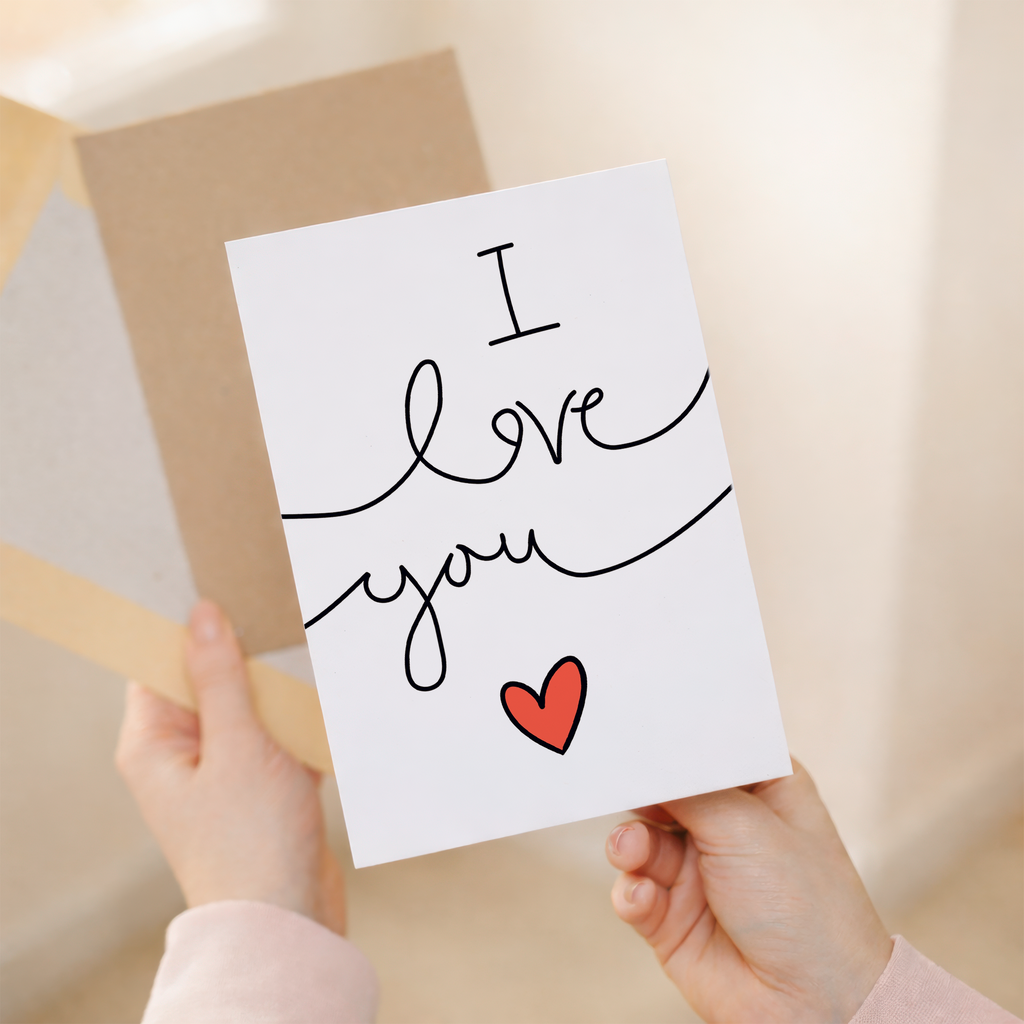 Valentine's Day Card for Her Valentine's Day Card for Wife Valentine's Day Card For Husband Boyfriend or Girlfriend I Love You