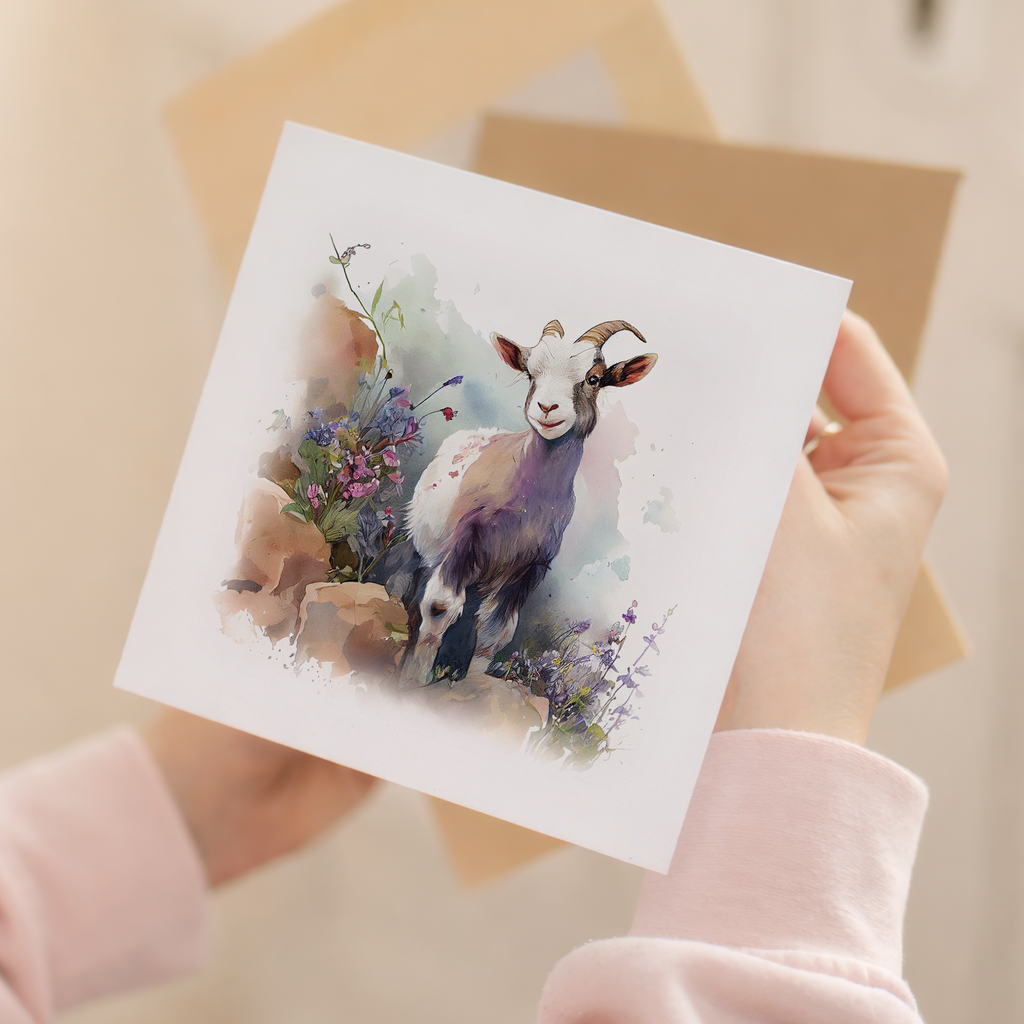 Notelet Card of a Sheep For Anyone Any Occasion Card For Her or For Him Card For Birthday or Easter Card Thank You Card