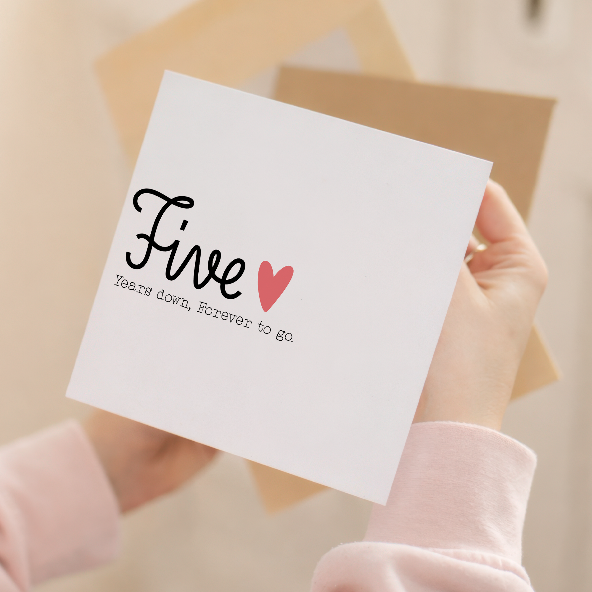 5 Year Anniversary Card For Wife 5th Wedding Anniversary Card For Husband Anniversary Card For Wife Wedding Anniversary Card Five Years