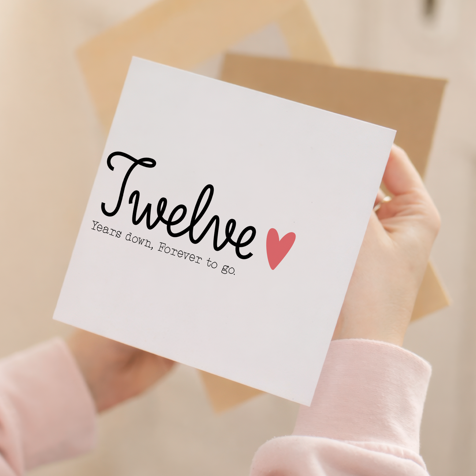 12 Year Anniversary Card For Wife 12th Wedding Anniversary Card For Husband Anniversary Card For Wife Wedding Anniversary Card Twelve Years