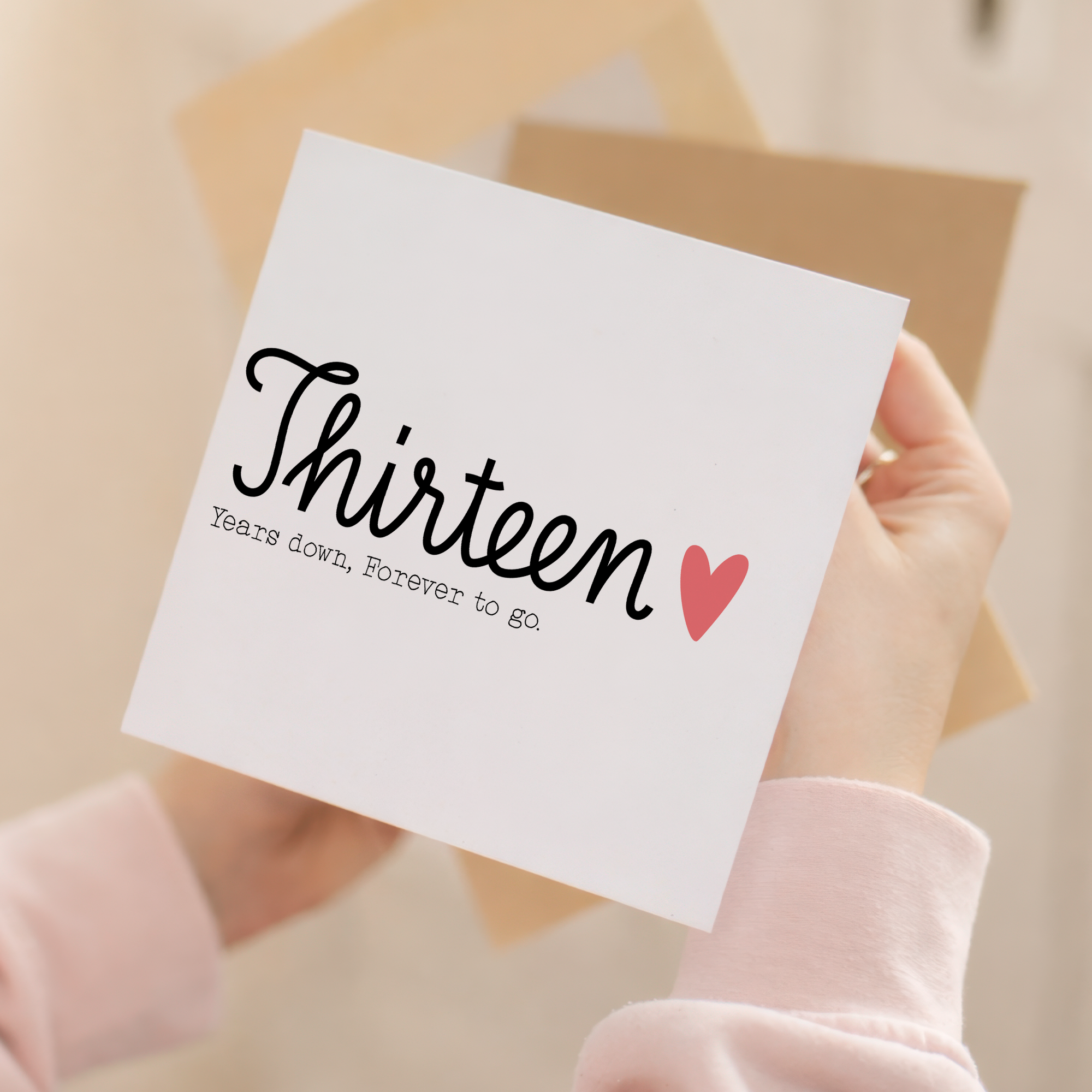 13 Year Anniversary Card For Wife 13th Wedding Anniversary Card For Husband Anniversary Card For Wedding Anniversary Card Thirteen Years