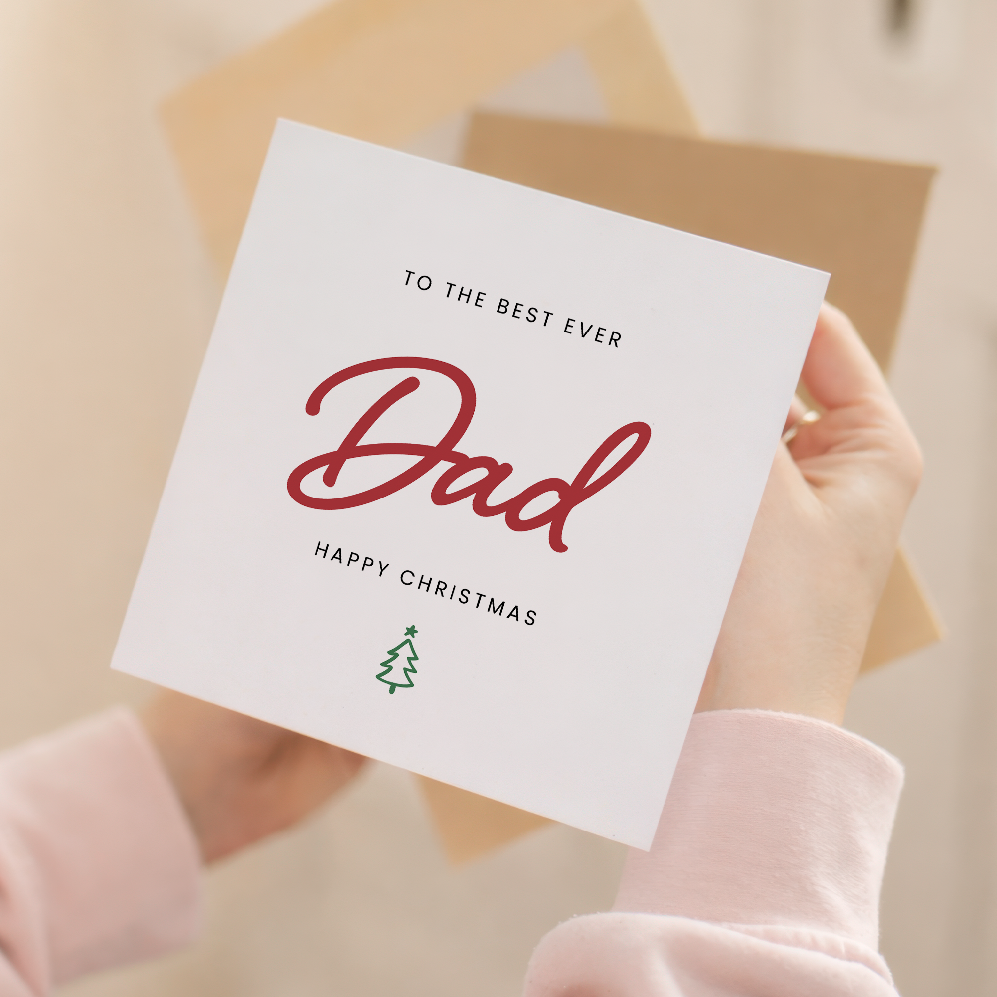 Christmas Card For Dad Xmas Card For Dad Best Mum Dad Christmas Card