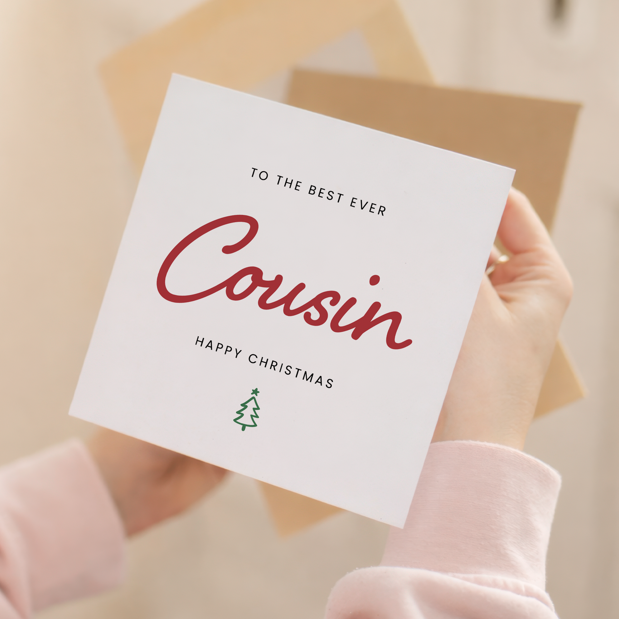 Christmas Card For Cousin Xmas Card For Cousin Best Cousin Ever Christmas Card