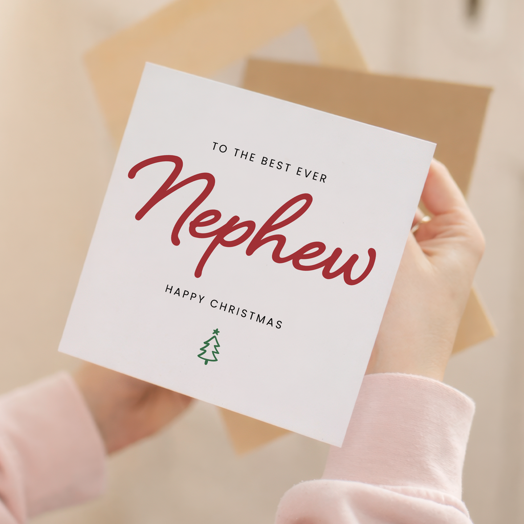 Christmas Card For Nephew Xmas Card For Nephew Best Nephew Ever Christmas Card