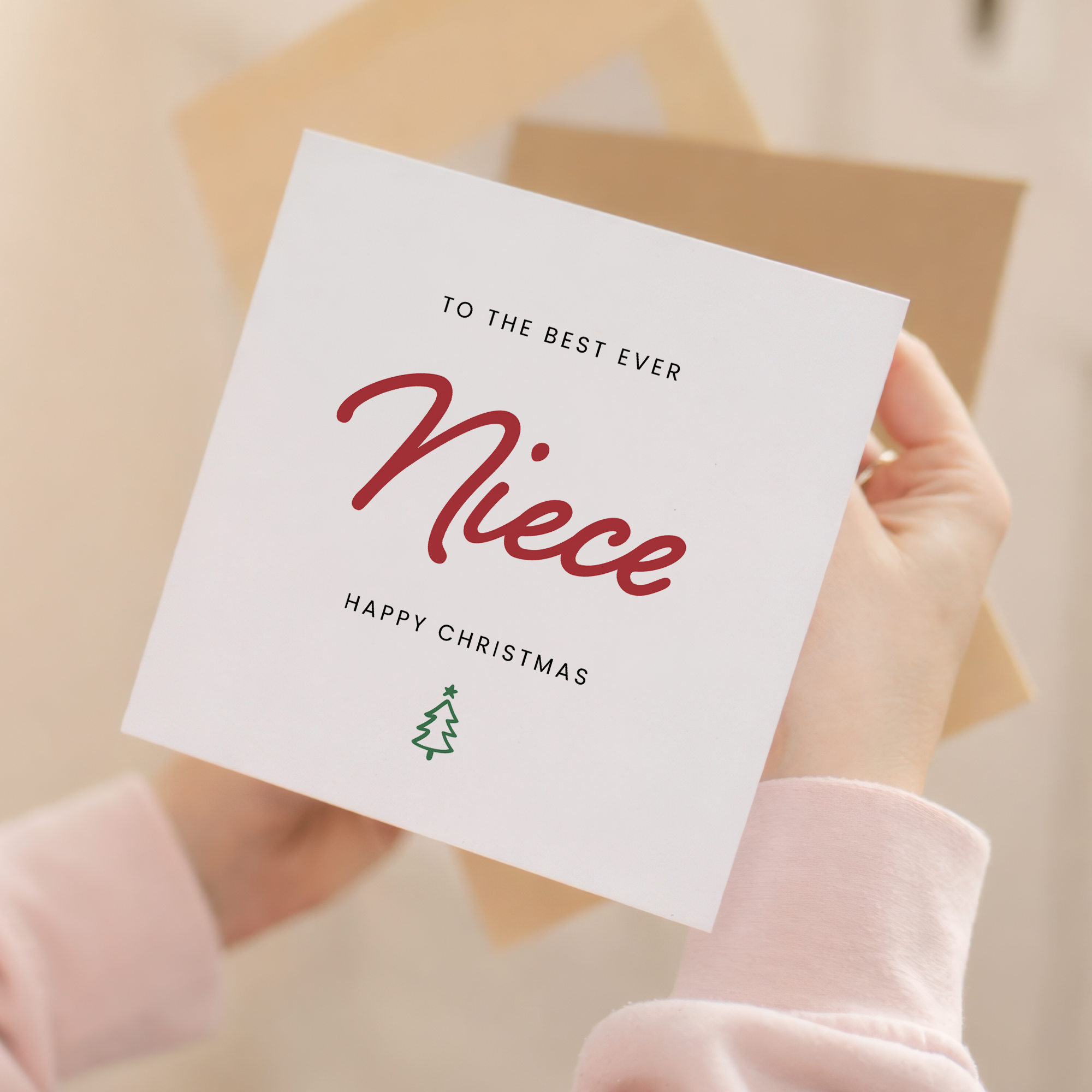 Christmas Card For Niece Xmas Card For Niece Best Niece Ever Christmas Card