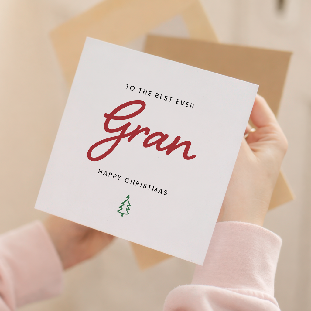 Christmas Card For Gran Xmas Card For Gran Best Gran Ever Christmas Card