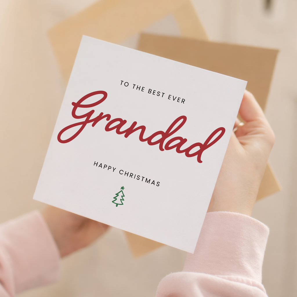 Christmas Card For Grandad Xmas Card For Grandad Best Grandad Ever Christmas Card