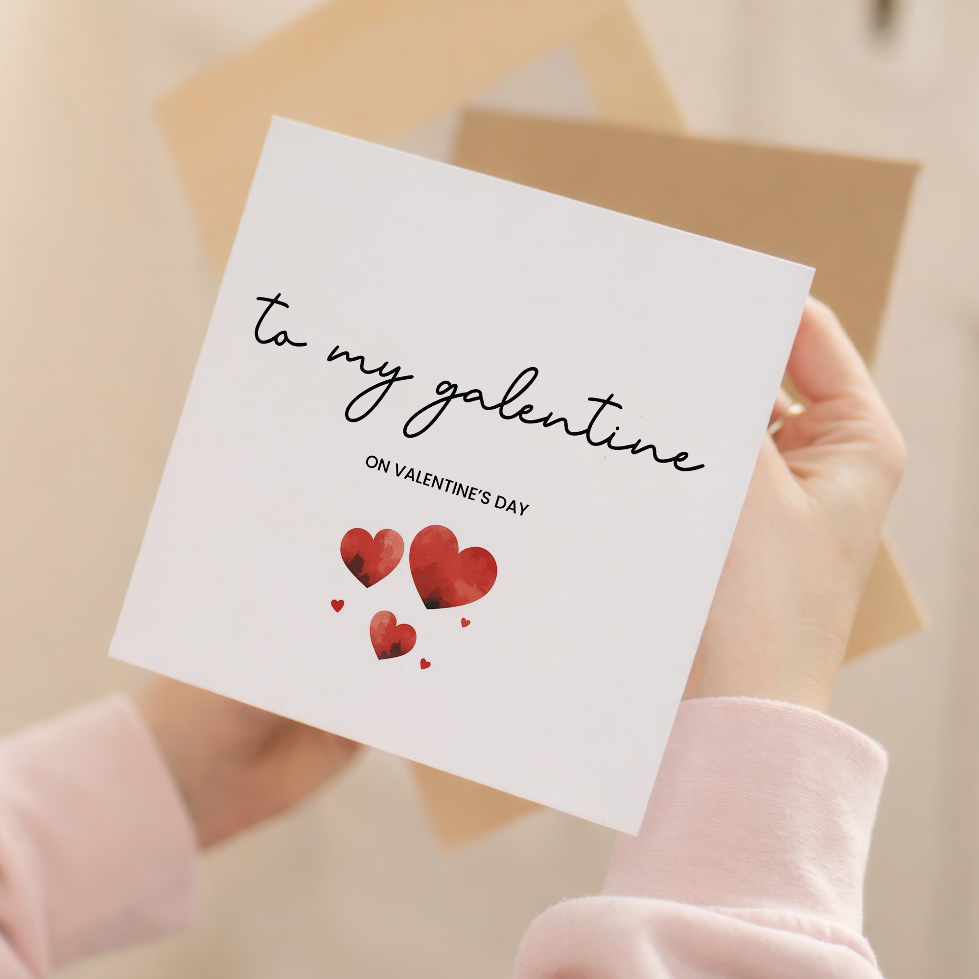 Valentine's Day Card for Galentine, Cute Simple Design for Valentine's Day