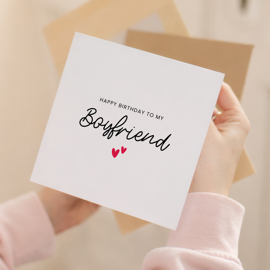 Happy Birthday To My Boyfriend Birthday Card