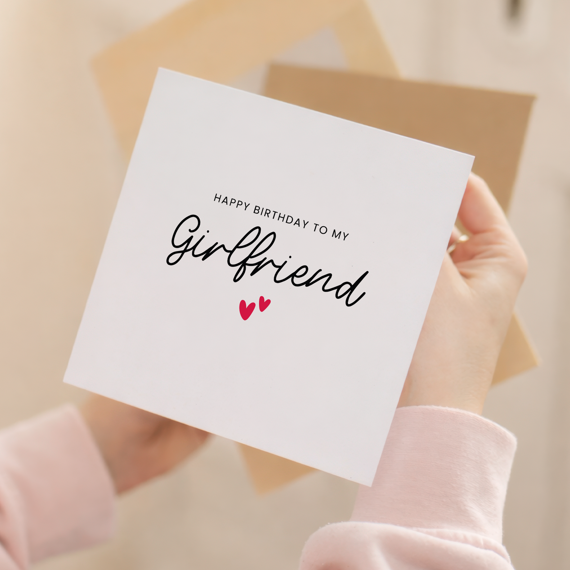 Happy Birthday To My Girlfriend Birthday Card