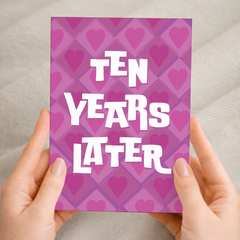 10th Wedding Anniversary Card For Wife Anniversary Card for Husband Anniversary Card For Boyfriend or Girlfriend Tenth Anniversary Gift