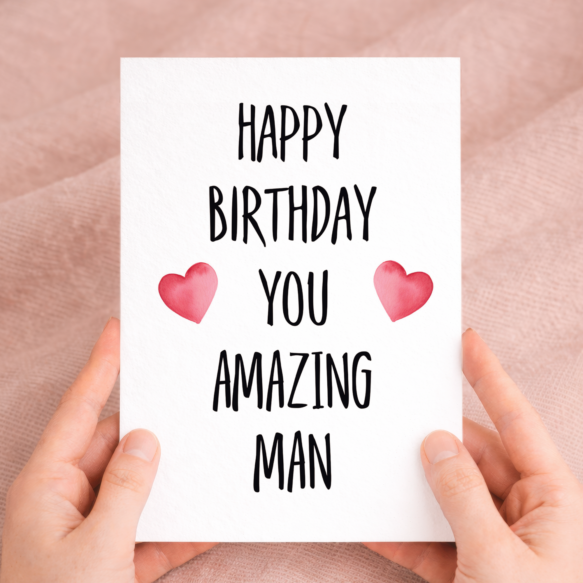 Birthday Card For Husband Card For Friend Card For Him Birthday Card For Boyfriend Birthday Card For Brother or Dad You Amazing Man