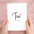 Two Year Anniversary Card For Husband 2 Year Anniversary Card Boyfriend or Girlfriend Wedding Anniversary Card For Wife