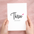 Three Year Anniversary Card For Husband 3 Year Anniversary Card Boyfriend or Girlfriend Wedding Anniversary Card For Wife