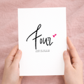 Four Year Anniversary Card For Husband 4 Year Anniversary Card Boyfriend or Girlfriend Wedding Anniversary Card For Wife