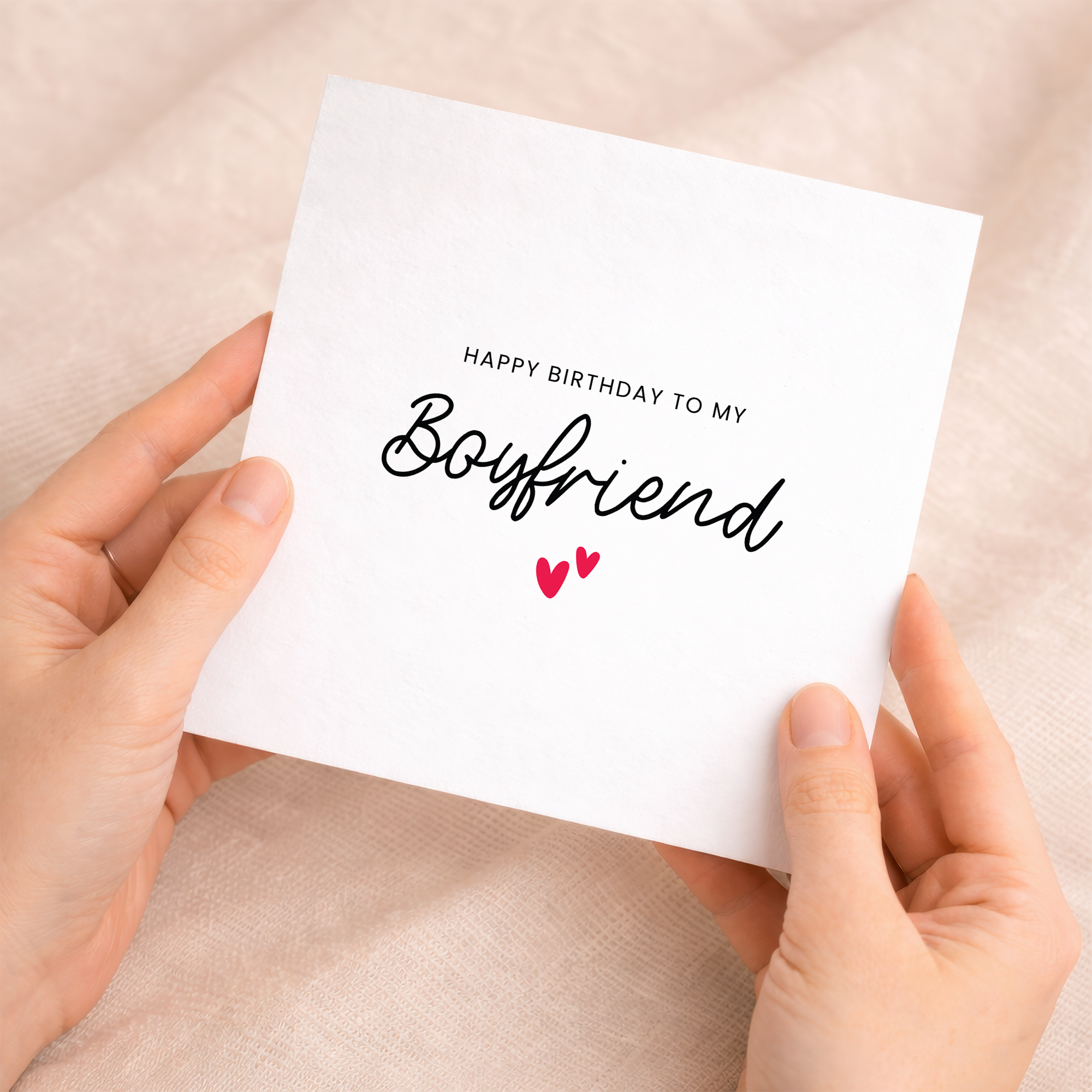 Happy Birthday To My Boyfriend Birthday Card