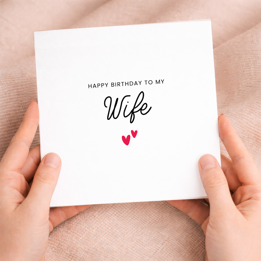 Happy Birthday To My Wife Birthday Card